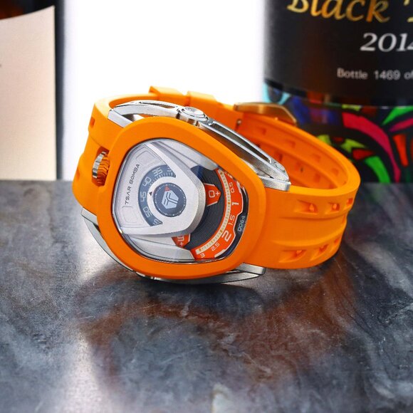 Tsar Bomba ’Inferno’ Reactor Series Automatic, Orange/Steel Dial - Picture 7 of 11